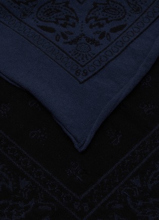 Detail View - Click To Enlarge - BARRIE - Bandana Storm Square Scarf