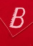 Detail View - Click To Enlarge - BARRIE - Logo Embroidered Cashmere Foulard