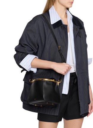 Front View - Click To Enlarge - SACAI - Small Pursket Leather Bag