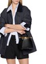 Figure View - Click To Enlarge - SACAI - Small Pursket Leather Bag