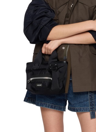 Figure View - Click To Enlarge - SACAI - Small Pocket Nylon Tote Bag