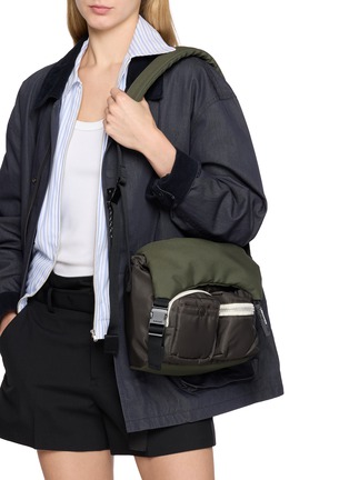 Figure View - Click To Enlarge - SACAI - Utilirt Nylon Shoulder Bag