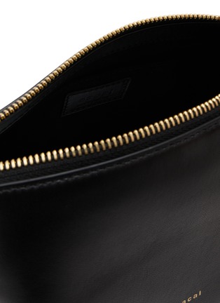 Detail View - Click To Enlarge - SACAI - Corner Metal Leather Pouch