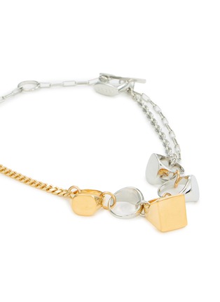 Detail View - Click To Enlarge - SACAI - Mixed-Chain Ring Necklace