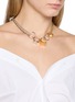 Figure View - Click To Enlarge - SACAI - Mixed-Chain Ring Necklace