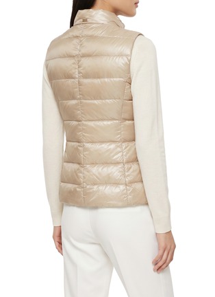 Back View - Click To Enlarge - HERNO - Mock Neck Puffer Gilet