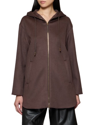 Main View - Click To Enlarge - HERNO - Puffer inner Zip Up Long Jacket