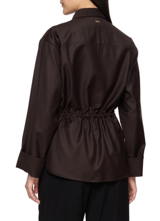 Back View - Click To Enlarge - HERNO - Drawstring Wait Shirt