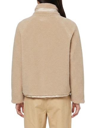 Back View - Click To Enlarge - HERNO - Zip Up Teddy Jacket