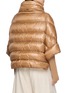 Back View - Click To Enlarge - HERNO - Cape Buttoned Puffer Jacket