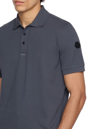  - MONCLER - Logo Print Polo Shirt