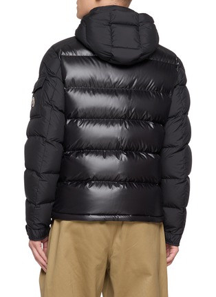 Back View - Click To Enlarge - MONCLER - Hooded High Neck Puffer Jacket
