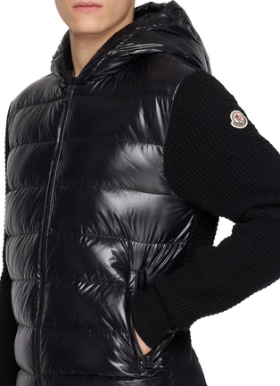  - MONCLER - Padded Hooded Zip Up Cardigan