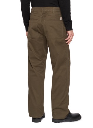 Back View - Click To Enlarge - MONCLER - Utility Pocket Straight Leg Pants