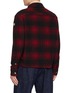 Back View - Click To Enlarge - MONCLER - Chequered Zip Up Shirt