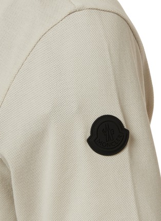 - MONCLER - Logo Badge Cotton Piqué Polo Shirt