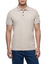 Main View - Click To Enlarge - MONCLER - Logo Badge Cotton Piqué Polo Shirt
