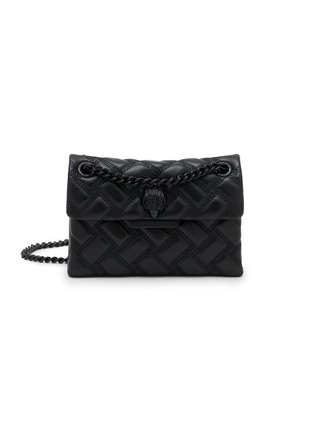 Main View - Click To Enlarge - KURT GEIGER - Mini Kensington Drench Leather Shoulder Bag