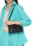 Figure View - Click To Enlarge - KURT GEIGER - Mini Kensington Drench Leather Shoulder Bag