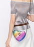 Figure View - Click To Enlarge - KURT GEIGER - Kensington Heart Crossbody Bag