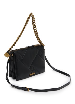Detail View - Click To Enlarge - KURT GEIGER - Kensington Puff Leather Pouch Bag
