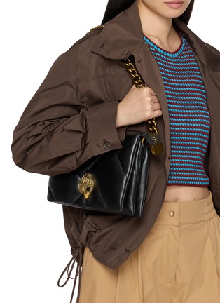 Figure View - Click To Enlarge - KURT GEIGER - Kensington Puff Leather Pouch Bag