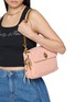 Figure View - Click To Enlarge - KURT GEIGER - Celia Suede Shoulder Bag