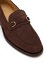 Detail View - Click To Enlarge - BRUNELLO CUCINELLI - Horsebit Suede Loafers