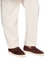 Figure View - Click To Enlarge - BRUNELLO CUCINELLI - Suede Loafer Sneakers