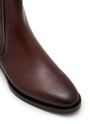 Detail View - Click To Enlarge - BRUNELLO CUCINELLI - Leather Chelsea Boots