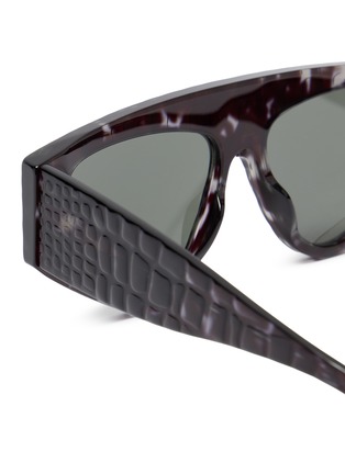 Detail View - Click To Enlarge - ALAÏA - Acetete Cateye Sunglasses