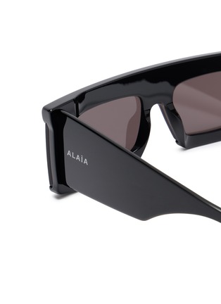 Detail View - Click To Enlarge - ALAÏA - Acetate Rectangle Sunglasses
