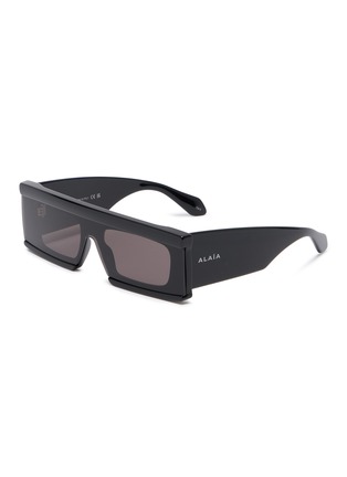 Main View - Click To Enlarge - ALAÏA - Acetate Rectangle Sunglasses