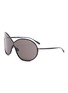 Main View - Click To Enlarge - ALAÏA - Metal Oval Butterfly Sunglasses