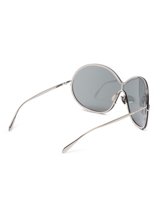 Figure View - Click To Enlarge - ALAÏA - Metal Oval Butterfly Sunglasses