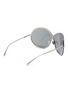 Figure View - Click To Enlarge - ALAÏA - Metal Oval Butterfly Sunglasses