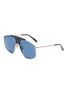 Main View - Click To Enlarge - ALAÏA - Metal Angilar Aviator Sunglasses