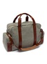Detail View - Click To Enlarge - BRUNELLO CUCINELLI - Wool Alpaca Cashmere Leather Travel Bag