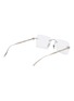 Figure View - Click To Enlarge - GUCCI - Metal Rectangle Optical Glasses