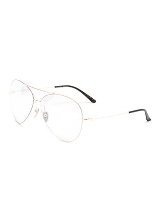 Main View - Click To Enlarge - GUCCI - Metal Round Optical Glasses