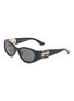 GUCCI Injection Oval Sunglasses