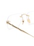 Detail View - Click To Enlarge - GUCCI - Metal Rectangle Optical Glasses