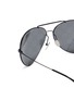 Detail View - Click To Enlarge - GUCCI - Metal Pilot Sunglasses