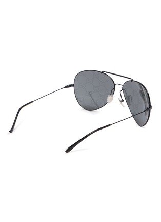 Figure View - Click To Enlarge - GUCCI - Metal Pilot Sunglasses