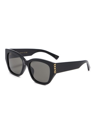 Main View - Click To Enlarge - GUCCI - Recycled Acetate Square Sunglasses