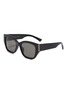 Main View - Click To Enlarge - GUCCI - Recycled Acetate Square Sunglasses