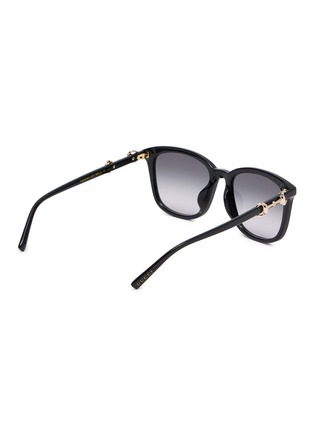 Figure View - Click To Enlarge - GUCCI - Recycled Acetate Square Sunglasses