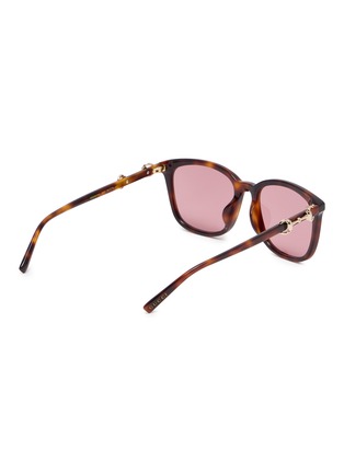 Figure View - Click To Enlarge - GUCCI - Recycled Acetate Square Sunglasses