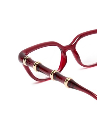 Detail View - Click To Enlarge - GUCCI - Injection Rectangular Optical Glasses