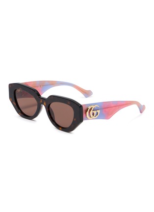 Main View - Click To Enlarge - GUCCI - Recycled Acetate Cateye Sunglasses